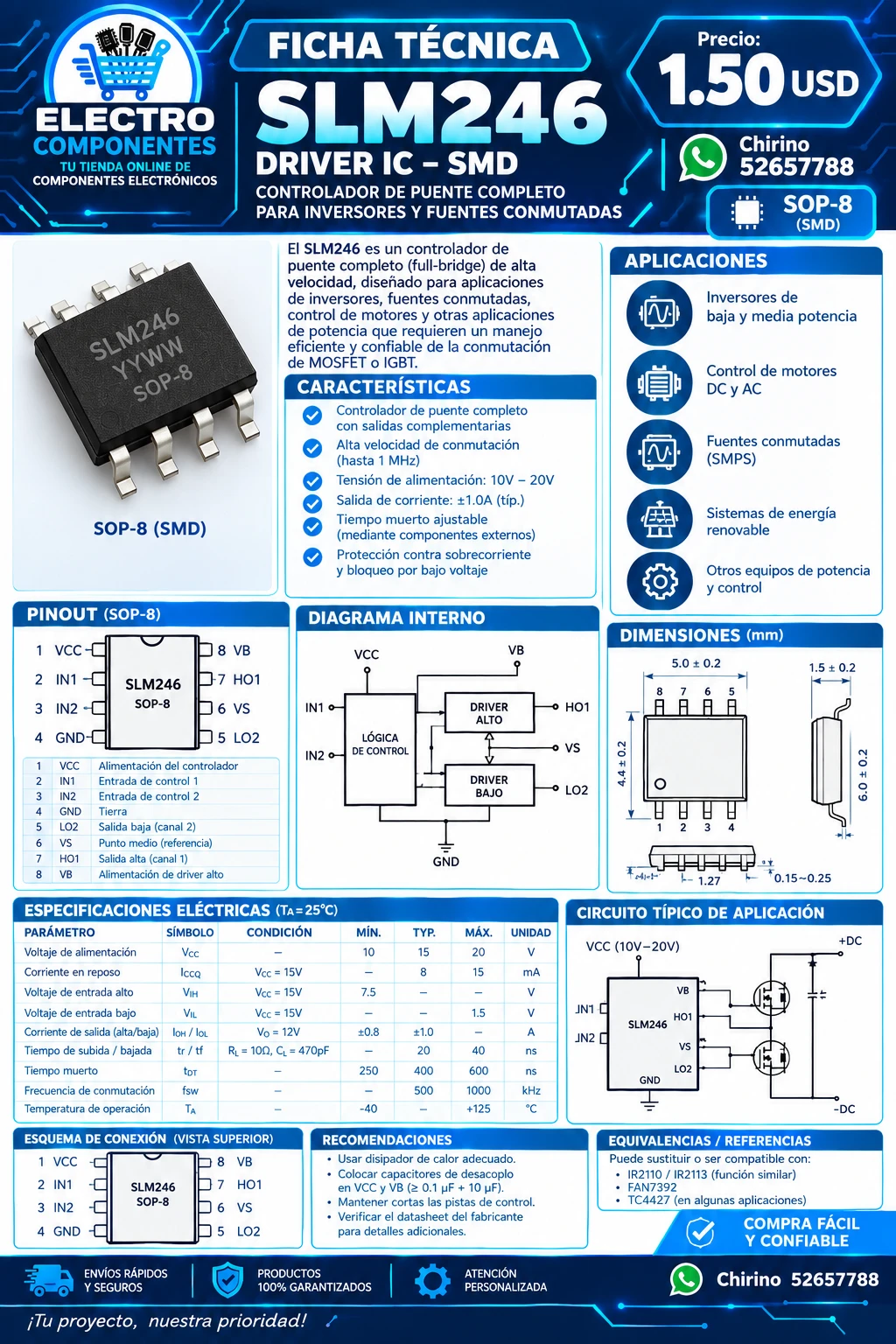 DRIVER IC SLM246's foto | Elect-Chirino |  BizneCubano