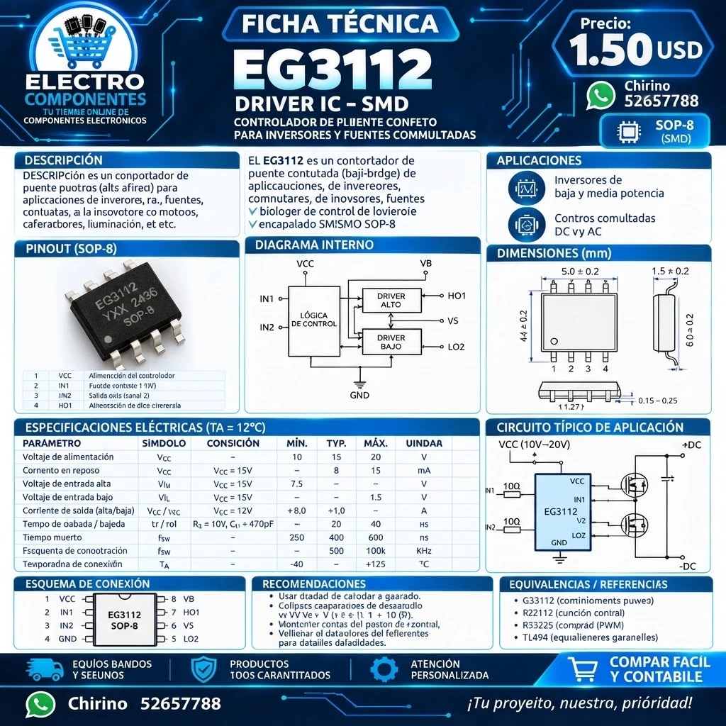 DRIVER IC EG3112's foto | Elect-Chirino |  BizneCubano