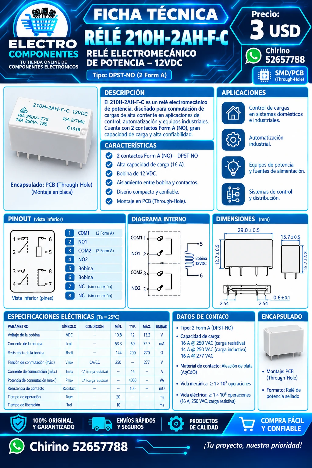 Relay Blanco ECOFLOW's foto | Elect-Chirino |  BizneCubano