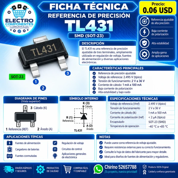 TL431 SMD's foto | Elect-Chirino |  BizneCubano